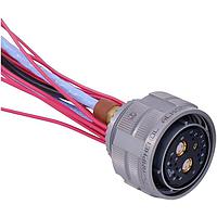 Amphenol Industrial ALM06FQ21-75S(LQ) ຕົວເຊື່ອມ Amphe-Lite ແບບເຫຼັ້ມສົດ, 21-75