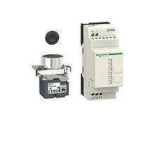 SCHNEIDER XB4RFB01 ສະຫນອງຄວບຄຸມບໍ່ສາມາດເປັນໂປຣແກຣມ rec 24VDC Pk 22mm XB4R