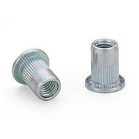 ATLAS AEFKS-M6-3.0ZI ຮິວັດ ນັດ Atlas Rivet Nut, Atlas FM, AEFK, ຫົວແບບແກ້ວລົງຮູບກົງ, ປາກເປີດ, ຄວາມແຮງເຫຼັກ, ຂະໜາດການດຶງ - M6,