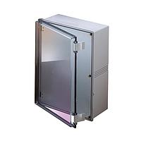 Bud Industries NBE-10553 ກະບອງອຸດສາຫະກຳ NEMA ມີແຜ່ນອອກສະໄວດອລູມິເນຍມ (19.2 X 14.6 X 7.9 ນິ້ວ)
