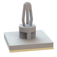 Essentra Components 27LAD0312 ຮອງຮັບ PCB Support, Adhesive, .312 Spacer, .70x.70 Base