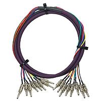 Switchcraft TRS05TRS ເຄື່ອງສ່ວນປະກອບ TRS M-TRS M, 5 FT 8 CH AUD SNAKE