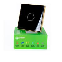 HUNONIC HNP01VD ປຸ່ມສະຫຼັບສຳຜັດ WiFi ຄວາມຈຸຂະໜາດໃຫຍ່ຮຽບຮ້ອຍ (Black)