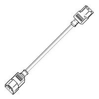 Volex 17753 10 B1 ສາຍຕໍ່ຂະຫນາດຍາວ AC Power Extension Cord 18AWG JUMPER 3FT 3IN (1.0m) ສີດຳ