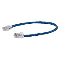 AIM-Cambridge / Cinch Connectivity Solutions 73-7772-1 ສາຍສະເພາະ Cat 5e CAT5E ຄັດຕົວແລ້ວ 1 ຟຸດ ສີຟ້າ