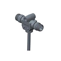 Amphenol LTW PS-050500-MM0-TSA03 ເຄື່ອງສາຍພິເສດ ຕົວເຊື່ອມຕໍ່ມິດຕຣິກຮູບວົງມົນ, ສາຍ T, ພລາສຕິກ, ລະຫັດ A, 4A, 05 ກິ້ນ, (ສິ້ນ 1) ຜູ້ຊາຍ ຜູ້ຊາຍ, (ສິ້ນ 2) ຜູ້ຊາຍ ຜູ້ຊາຍ, ການດັບສະບັບດ້ວຍການສະກູຣ, ຄວາມຍາວ 3000 ມມ, IP68 ການຕໍ່ກັນ