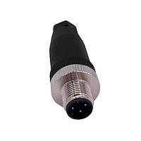 NorComp 858FD04-103RBU1 ຕິດຕັ້ງໃນພື້ນທີ່ IP67 ຜູ້ຊາຍ M12 ຕິດຕັ້ງໃນພື້ນທີ່ ຮູບວົງມົນ 4 ຕຳແໜ່ງ