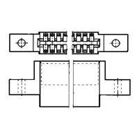 AMP Connectors - TE Connectivity 2-583861-5 ມີ Flanges TW LF CRP HSG 36 POS