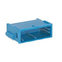 Molex 206958-5203 Headers ConnTAK50 Hdr DR RA Surface Mount 22 CKT / 20 Circuit Usable Key C Blue