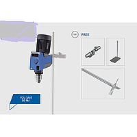 IKA RW 20 digital Package (0009011600) overhead stirrer 