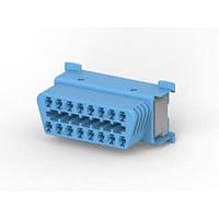 AMP Connectors - TE Connectivity 1418984-1 ຮູງຮັບ Receptacle 16P MICRO TIMER HSG