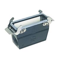 HARTING 19370240733 ຝາຄູ່ສາຍ CABLE TO CABLE HOOD HAN 24B 2 LVR LCKING