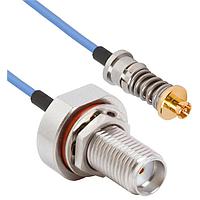 Amphenol SV Microwave FV67.3SMPM-047-FRSMPM-120 ການປະກອບສາຍ RF VITA 67.3SMPM ເຖິງ SMPM R/A F ສາຍ 12.0"