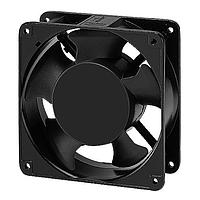 Sunon SP109WR-1123HBL.GN ພັງລົມ Axial Axial, 120x120x38mm, 115VAC, 85/100CFM, 0.25/0.30"H2O, Ball, Wire