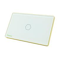 HUNONIC HN01SCT WiFi Touch Switch 1 ປຸ່ມສີ່ຫລ່ຽມ (White)