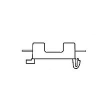 Eaton Bussmann BK-S-8301-1X-DIN ຂໍ້ຕໍ່ຕົວຕົນ S-8301 ພ້ອມອະເດບເຕີລົດ