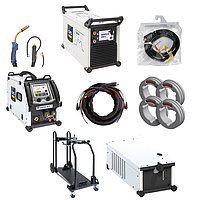 GYS NEOPULSE 500G W1 STEEL PACK ຊຸດເຄື່ອງເຊື່ອມ MMA, TIG, MIG/MAG (3ph; 400V; 10-500A; Steel Torch)