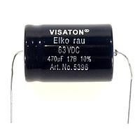 VISATON 5392 ອິເລັກໂຕລິຕິກ ຄາປາຊິເຕີ CAPS. ELEC. ROUGH 220 UF/63VDC