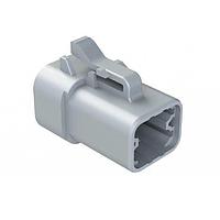 Amphenol SINE Systems ATP06-4S-SR01 ຕົວເຊື່ອມ 4 POS PLUG SOCKET ສີເທົາ