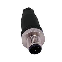 NorComp 858FD04-103RAU1 ຕິດຕັ້ງໃນພື້ນທີ່ IP67 ຜູ້ຊາຍ M12 ຕິດຕັ້ງໃນພື້ນທີ່ ຮູບວົງມົນ 4 ຕຳແໜ່ງ