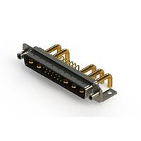EDAC 629-17W5250-3T6 ຕູ້ຕິດຕໍ່ D-Sub ປະສົມມຸມຂວາ ຕູ້ຕິດຕໍ່ພະລັງງານ Combo D-Sub