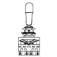 Honeywell 64AT23-3D ສະຫນັບສະຫນູນ Toggle Switches 4PDT 2POS H58 TERM LOCKING LVR TOGG SW
