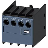 SIEMENS 3RH29111LA11 ຕິດຕໍ່ໄຟຟ້າເຊື່ອມຕໍ່ລະບົບກະຊວງການ AUX. SWITCH 1NO+1NC WIRE TOP SCREW