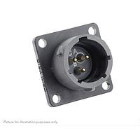 Eaton Souriau-Sunbank UTSX012D3P ຮອບຮອງຮູບສີ່ແຫ່ງຮອບຮອງຮູບສີ່ແຫ່ງ, ບໍ່ມີຫົວຄຸມດ້ານຫຼັງ, ມີ 3 ຕິດຕໍ່ PCB ຊາຍ, IP68/69K ໃນສະພາບບໍ່ໄດ້ຕ້ອງການ