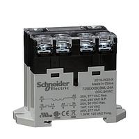 Schneider Electric Relays 725BXXSC3ML-24A ຣີເລຍພວດມາດຕະຖານ DPST-NO 25A DIN LED 24 VAC