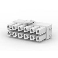 AMP Connectors - TE Connectivity 2-917354-1 ຮອດເດີແລະຮ້ອງສາຍສະຫນອງ POWER DBL LOCK PLUG 6.5 12P