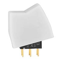 NKK Switches G23KP-YB ສະລັອດສະລິດ DPDT ON-OFF-ON ສີຂາວ RKR ຕົວຕັ້ງຕົວຕົວ PC .4VA