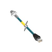 Molex 130054-5003 ເຄື່ອງສາຍ Ethernet / ເຄື່ອງສາຍເຄືອກຂ່າຍ UL M12 IND ETHNET DE FE ST/RJ45 M PVC 1M