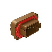 Amphenol SINE Systems AT15-12PD-BM01 ຕົວເຊື່ອມ Str Flng Mnt PCB Rcp 12POS Brw Gld Cont