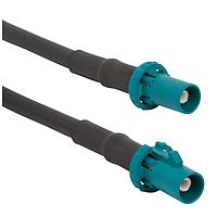 Amphenol RF 095FPZFPZSGM100 ການປະກອບສາຍ RF FAKRA ປລັກຕົວຕົວຕົວຕົວຕົວຕົວຕົວ G-58, 1 ເມັດ