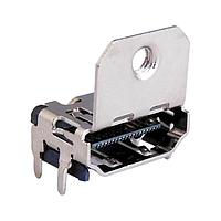 Stewart Connector SS-53200-002 HDMI 2.1 ຈອກຄອນເນັກເຕີ HDMI 2.1 ຈອກ ມຸມຂວາ ບໍ່ມີແຟລັງ -20C ຫາ 85C