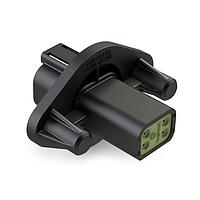 Amphenol SINE Systems AT04-4P-PM12 ຕົວເຊື່ອມ 4 ຂາ Rcpt Panel Mnt Self-Thread Blk Seal