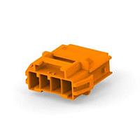 AMP Connectors - TE Connectivity 8-2232263-4 ຕົວເຊື່ອມພະລັງງານຫນັກ 1x4 cap Hsng panel mount Key D ora