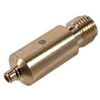 HUBER+SUHNER 33_MMCX-SMA-50-2/111_NE ຕົວແປສັນຍາລັກ RF - ລະຫວ່າງຊຸດ MMCX ແບບປຸກ (ຜູ້ຊາຍ) ໄປຫາຊຸດ SMA ແບບຈັກ (ຜູ້ຍິງ)