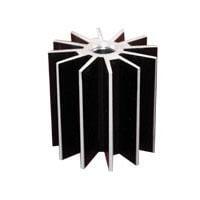 Advanced Thermal Solutions ATSEU-077A-C6-R0 Heatsinks STAR LED Heat Sink, 45mm ກະລຸນາ, 68mm, ສີດຳ/ສີເງິນ Tip