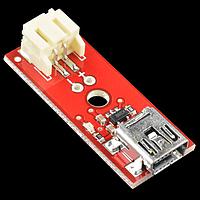SparkFun PRT-10401 ເຄື່ອງມືພັດທະນາ IC ການຈັດການພະລັງງານ LiPoCharger Basic - Mini-USB