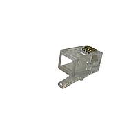Adam Tech MTP-44-G ອຸປະກອນບັງຄັບແຮງ Strain Relief TELEPHONE PLUG 4P4C