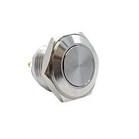 E-Switch PV6F240SS-3R1-M15 ປ້ອງກັນການທຳລາຍ Anti-vandal, SPST, Off-(On), ຕິດຕັ້ງບ່ອນປະຕູ, ດ້ານໜ້າ, ເງິນ, LED, RGB, IP65