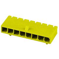 Molex 215760-2047 ພິບບີ Receptacle Micro-Fit+ Versa Color RA Header Thru Hole ແຖວດຽວ 7 Ckts (Au) GloWire Ylw