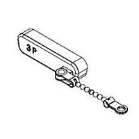 Molex / FCT 173112-0126 ອຸປະກອນ D-Sub ແລະ ອຸປະກອນຮູບແບບ FCT DUST CAP S4 SHLD PLSTC PLG W/CHAIN