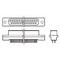 AMP Connectors - TE Connectivity 745077-3 ປຸ່ມຮັບ HD-20 15P SOCKET
