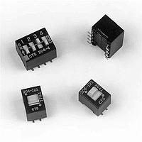 CTS Electronic Components 204-12ST ສະຫຼັບ DIP 12 ສ່ວນສະຫຼັບ SPST