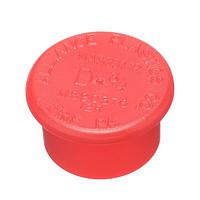 Essentra Components D3/4A ອຸປະກອນເສີມ FLANGED CAP - CONNECTOR:LDPE ແດງ