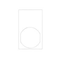 SCHNEIDER ZBY65101 Legend ENGRAVABLE LEGEND 30x50 ສີຂາວ