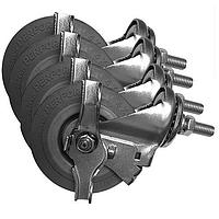 Swivellink SLCM-CASTER4 ລ໋ອກລົດລົງມືດວງ CONV CASTER ພ້ອມຊຸດ HDWR ຈາກ 4