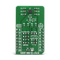 Mikroe MIKROE-4086 ເຄື່ອງຈັບການເຄື່ອນໄຫວ 6DOF IMU 3 Click